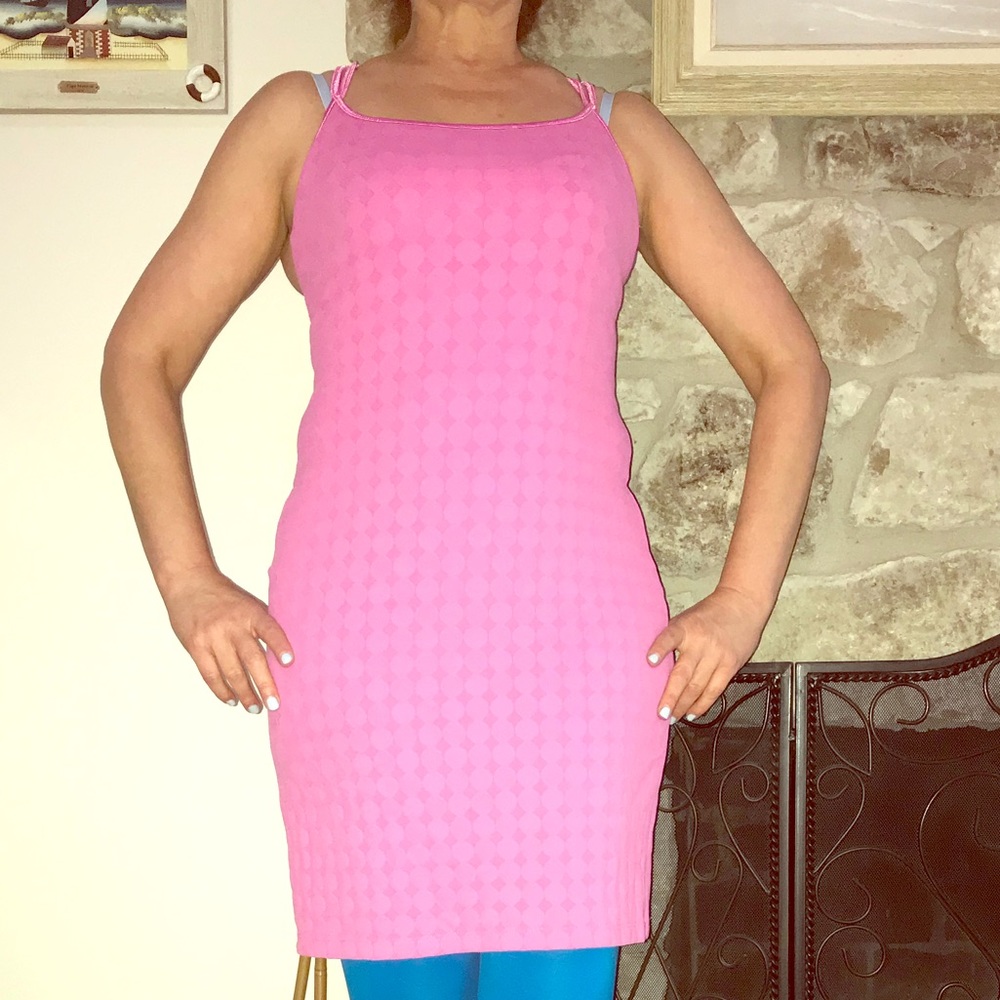Bebe Crisscross Bodycon Dress NWT Size L